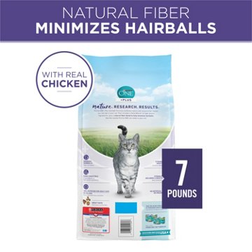 Purina ONE Natural Cat Food for Hairball Control +PLUS Hairball Formula