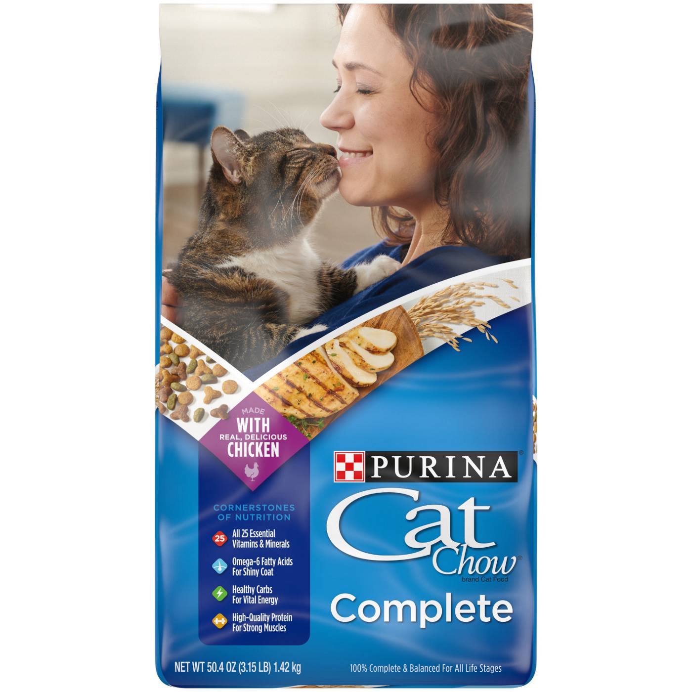 Cat Chow Purina Complete High Protein Dry Cat Food - Real Chicken; image 1 of 11