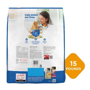 Cat Chow Purina Complete High Protein Dry Cat Food - Real Chicken, 15 lb