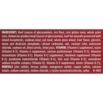 Purina ONE Small Bites  High Protein Dry Dog Food Natural Beef and Rice Formula, 16.5 lb