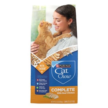 Cat Chow Purina Complete High Protein Dry Cat Food - Real Chicken, 6.3 lb