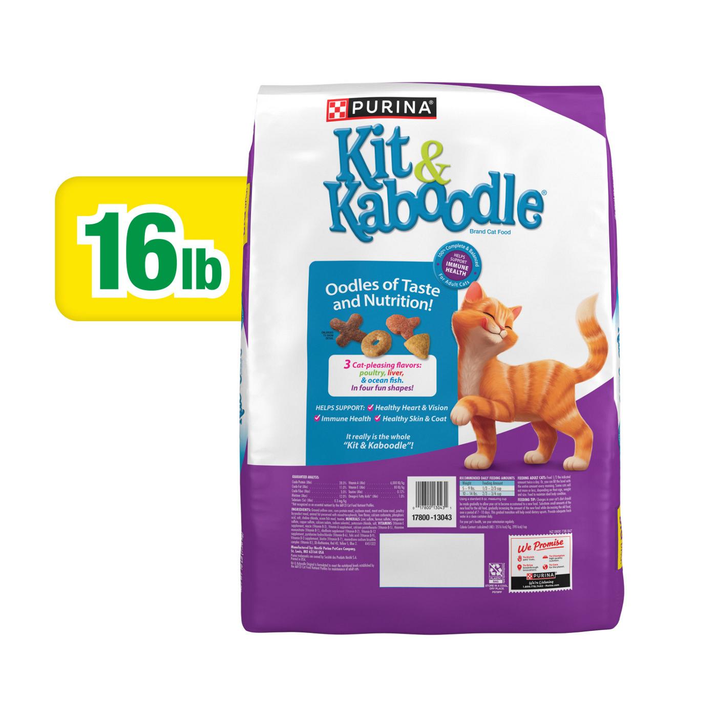 Kit & Kaboodle Purina Dry Cat Food - Original Poultry, Liver and Ocean Fish Flavors; image 7 of 7