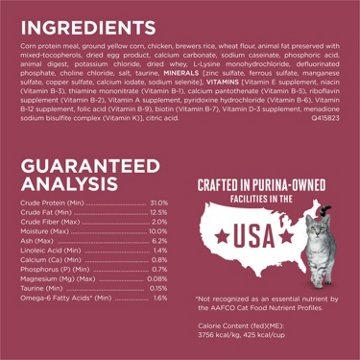 Purina ONE High Protein Dry Cat Food +Plus Urinary Tract Health Formula