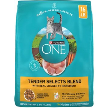 Purina ONE Natural Dry Cat Food - Tender Selects Blend With Real Chicken