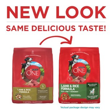 Purina ONE Dry Dog Food - Lamb and Rice Formula