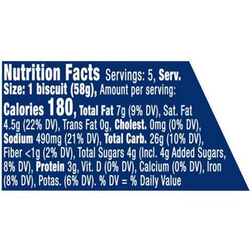 Pillsbury Grands! Southern Homestyle Buttermilk Biscuits, 5 ct