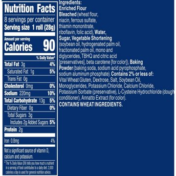 Pillsbury Reduced Fat Crescent Dinner Rolls, 8 ct