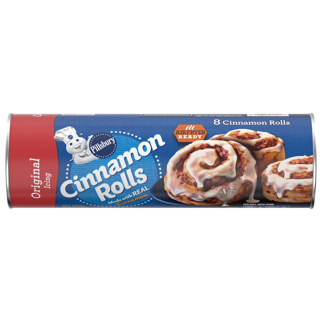 Pillsbury Cinnamon Rolls With Icing Shop Biscuit Cookie Dough At H E B