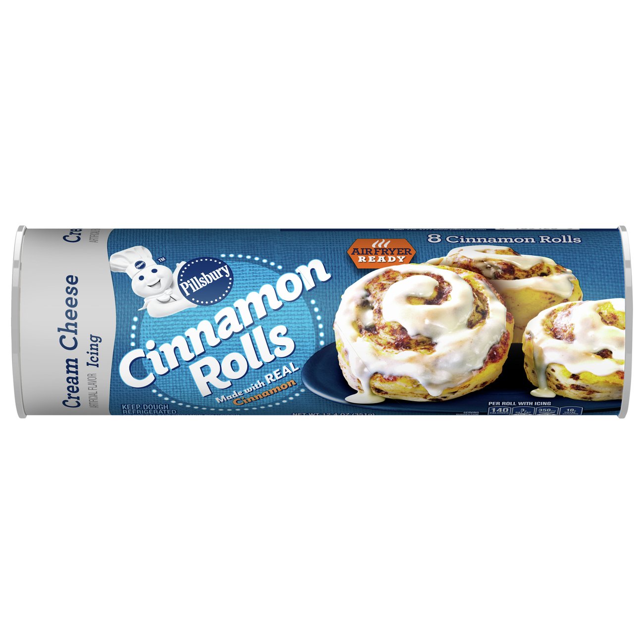 Pillsbury Cinnamon Rolls With Cream Cheese Icing Shop Biscuit Cookie Dough At H E B