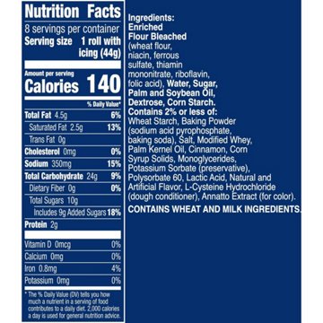 Pillsbury Cinnamon Rolls with Cream Cheese Icing , 8 ct