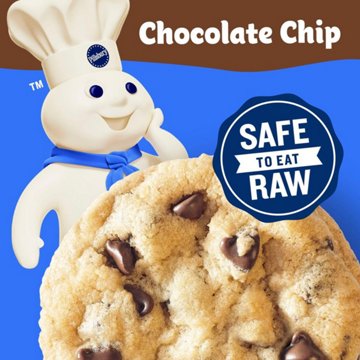 Pillsbury Ready to Eat or Bake Cookie Dough - Chocolate Chip, Value Size, 30 oz