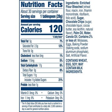 Pillsbury Ready to Eat or Bake Cookie Dough - Chocolate Chip, Value Size, 30 oz