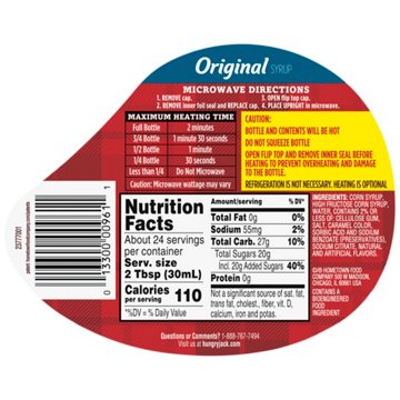 Hungry Jack Original Syrup, 24 oz