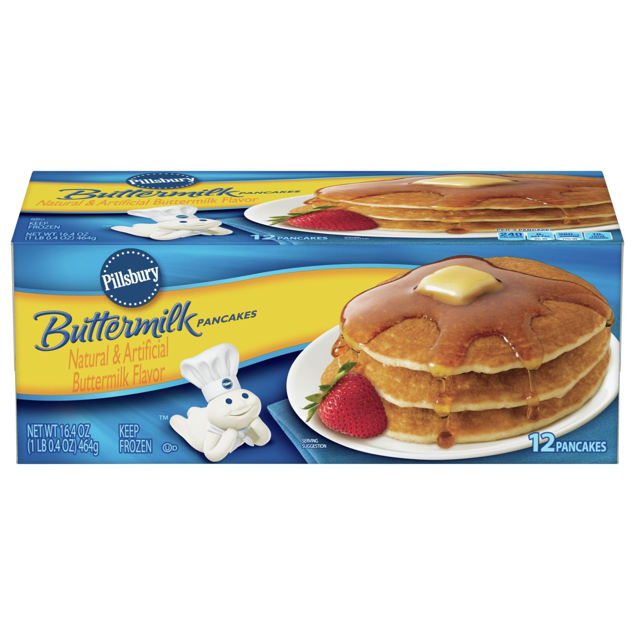 Pillsbury Buttermilk Pancakes - Shop Entrees & Sides at H-E-B
