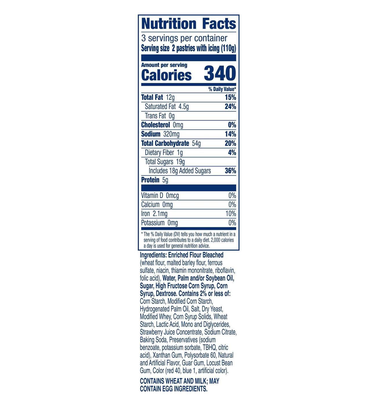 Pillsbury Toaster Strudel Frozen Pastries - Strawberry; image 5 of 6