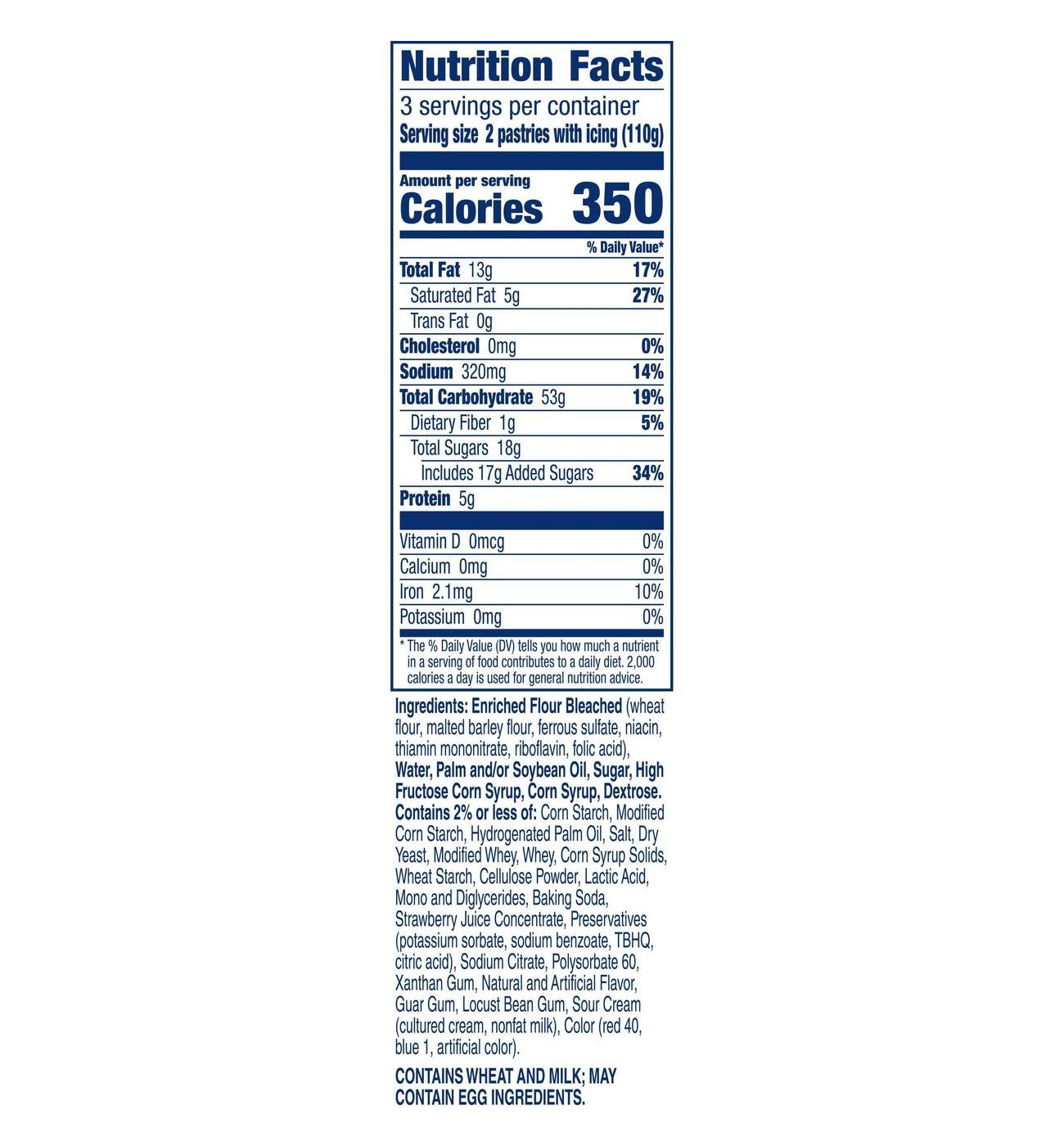 Pillsbury Toaster Strudel Frozen Pastries - Cream Cheese & Strawberry; image 5 of 6