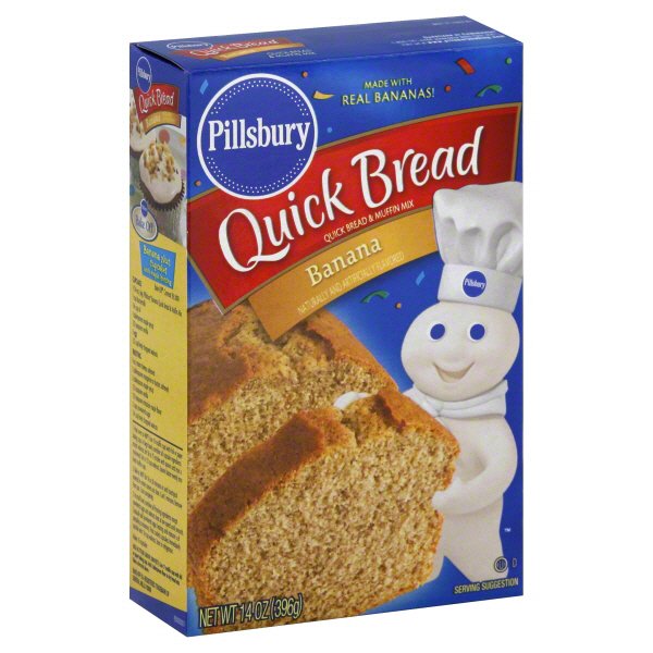 Pillsbury Quick Bread Banana Quick Bread and Muffin Mix Shop Baking
