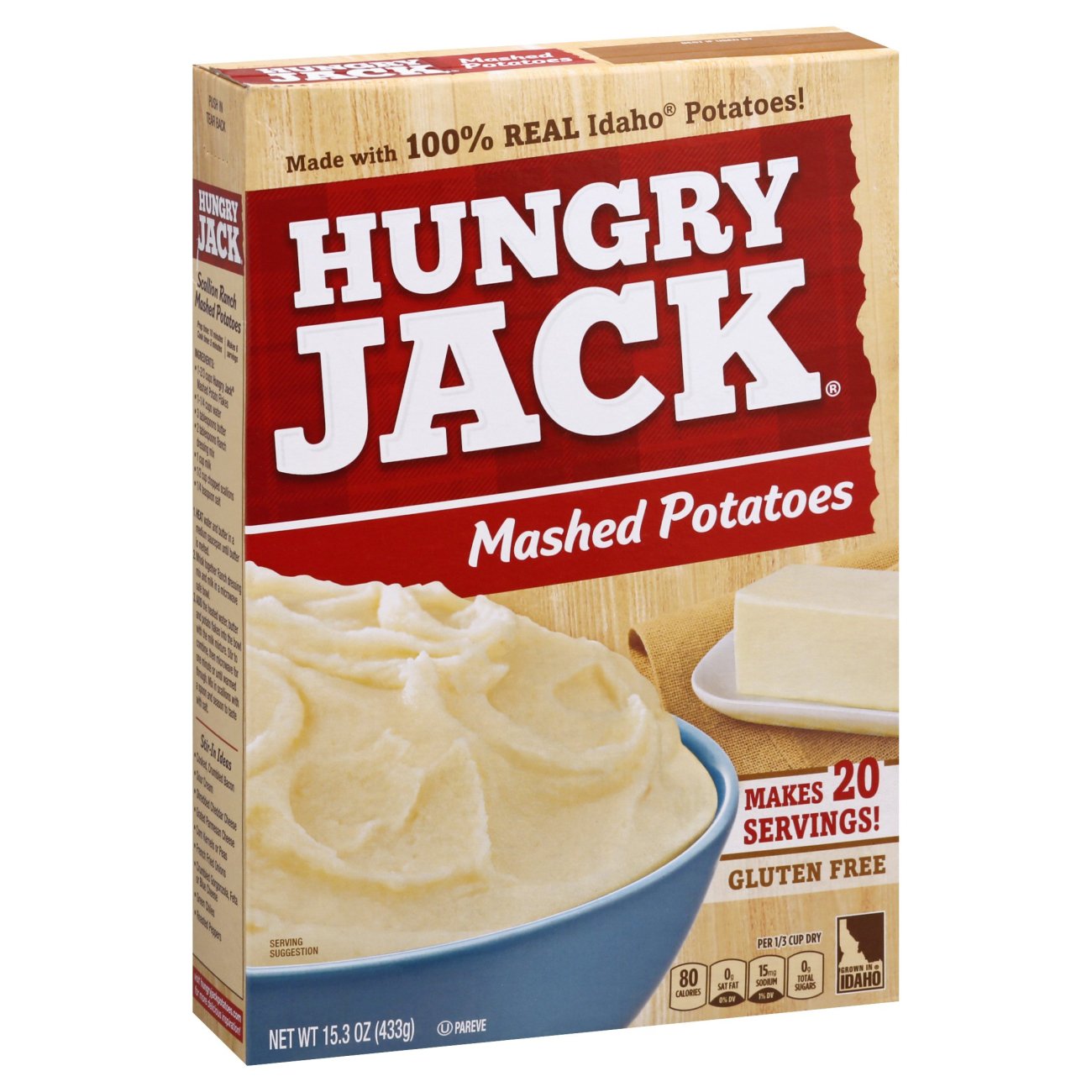 Hungry Jack Instant Mashed Potatoes Shop Pantry Meals At H E B