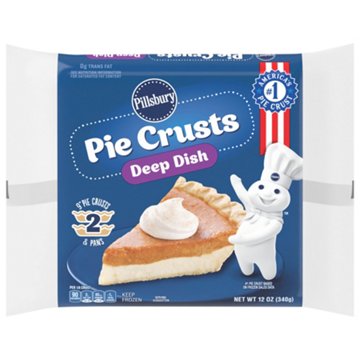 Pillsbury Frozen 9" Pie Crusts & Pans - Deep Dish, 2 ct
