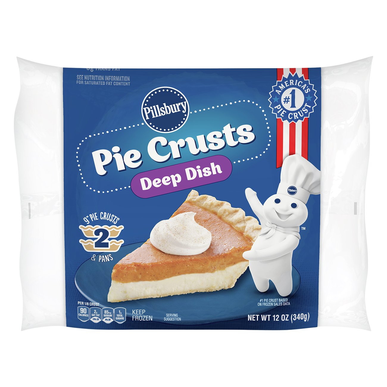 Pillsbury Frozen 9 Pie Crusts Deep Dish Shop Desserts Pastries
