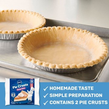 Pillsbury Frozen 9" Pie Crusts & Pans - Deep Dish, 2 ct