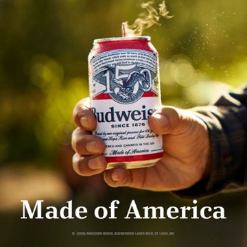 Budweiser American Lager Beer Cans, 6 pk, 16 oz