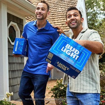 Bud Light American Lager Beer Cans, 6 pack, 16 oz