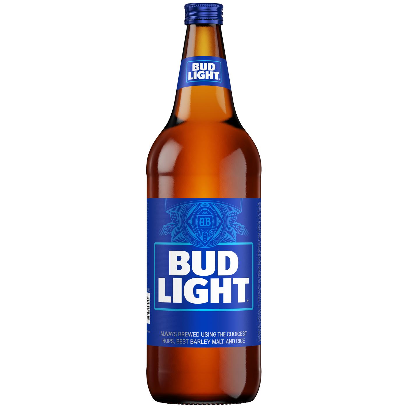 Bud Light Beer Bottle; image 2 of 2