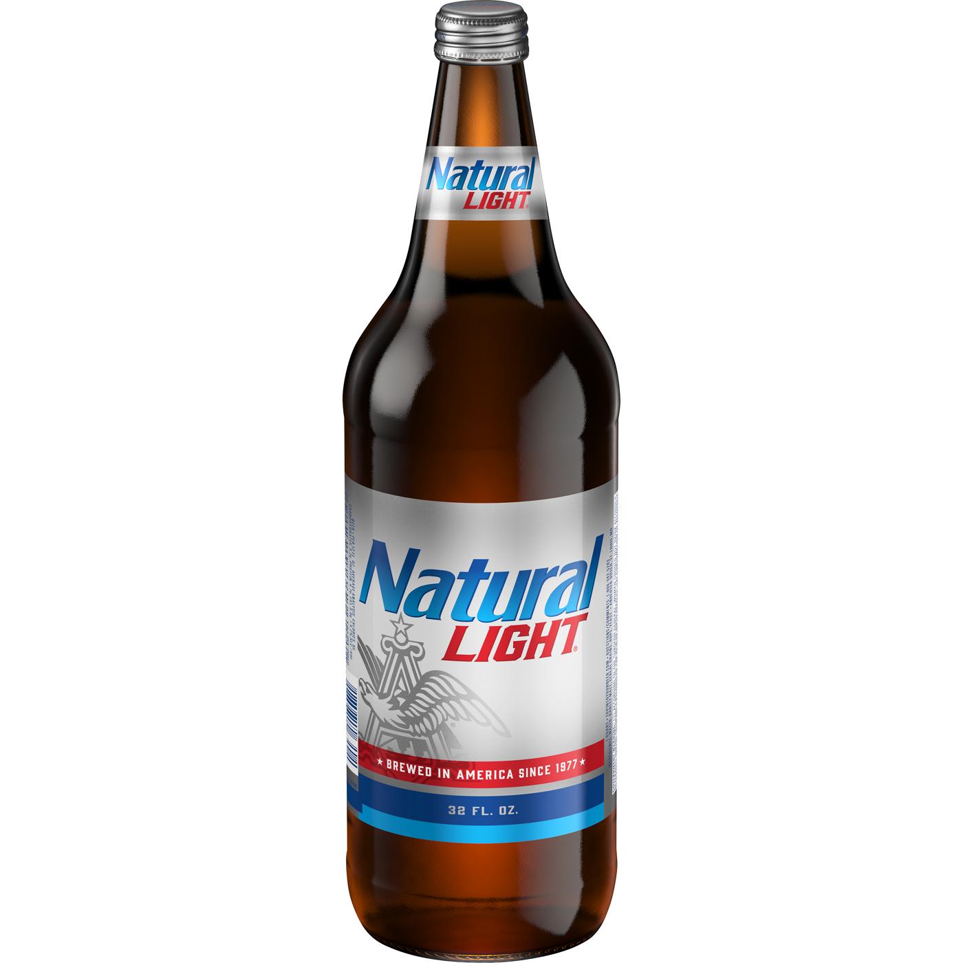 Natural Light Beer Bottle; image 1 of 2