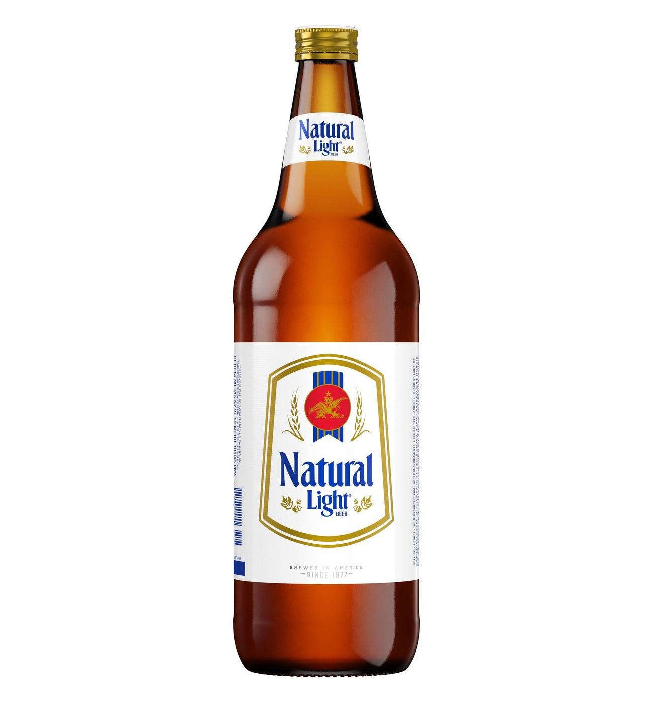 Natural Light Beer Bottle; image 1 of 8