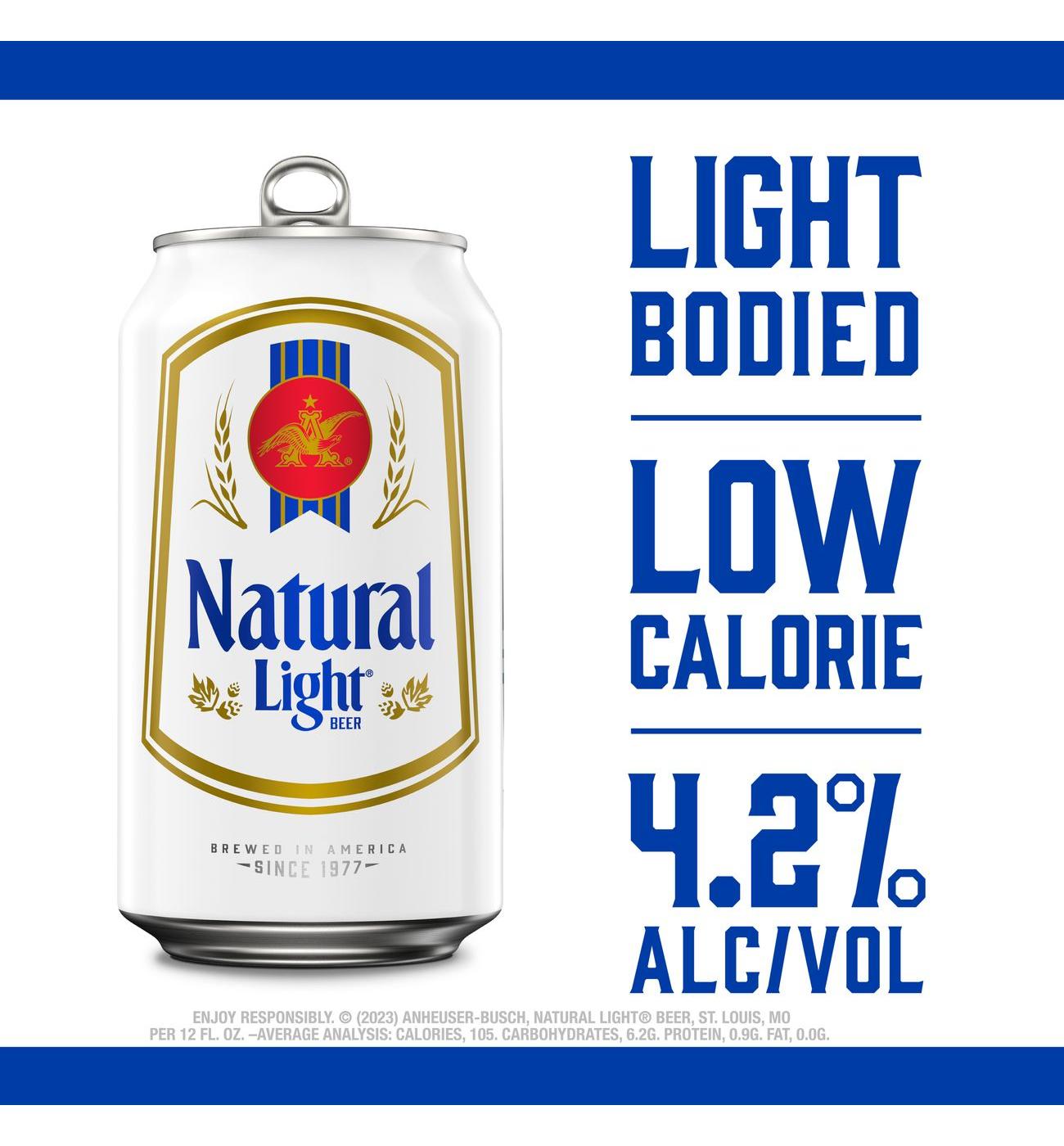 Natural Light Beer Bottle; image 7 of 8