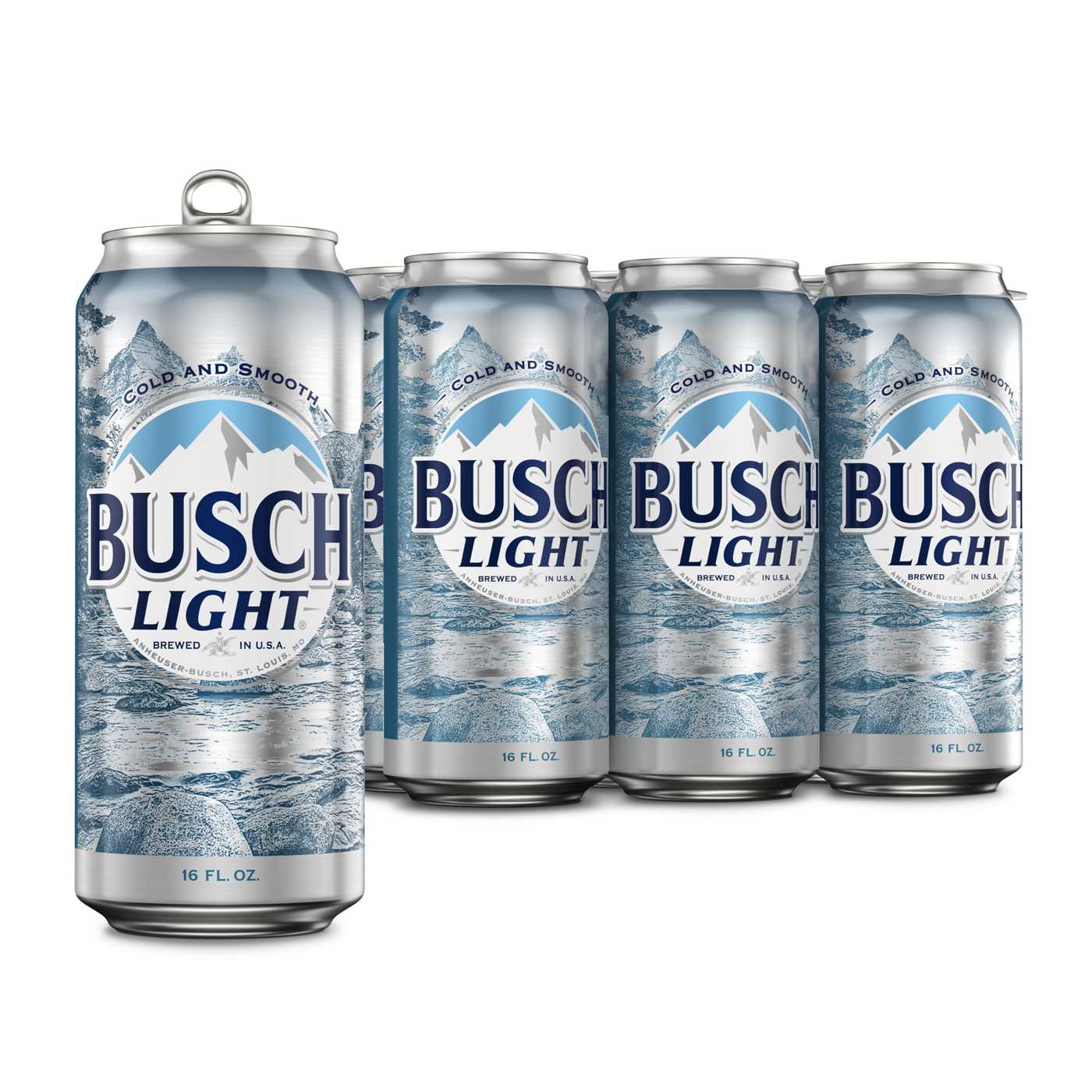 Busch Light American Lager Beer, 6 pack; image 1 of 8