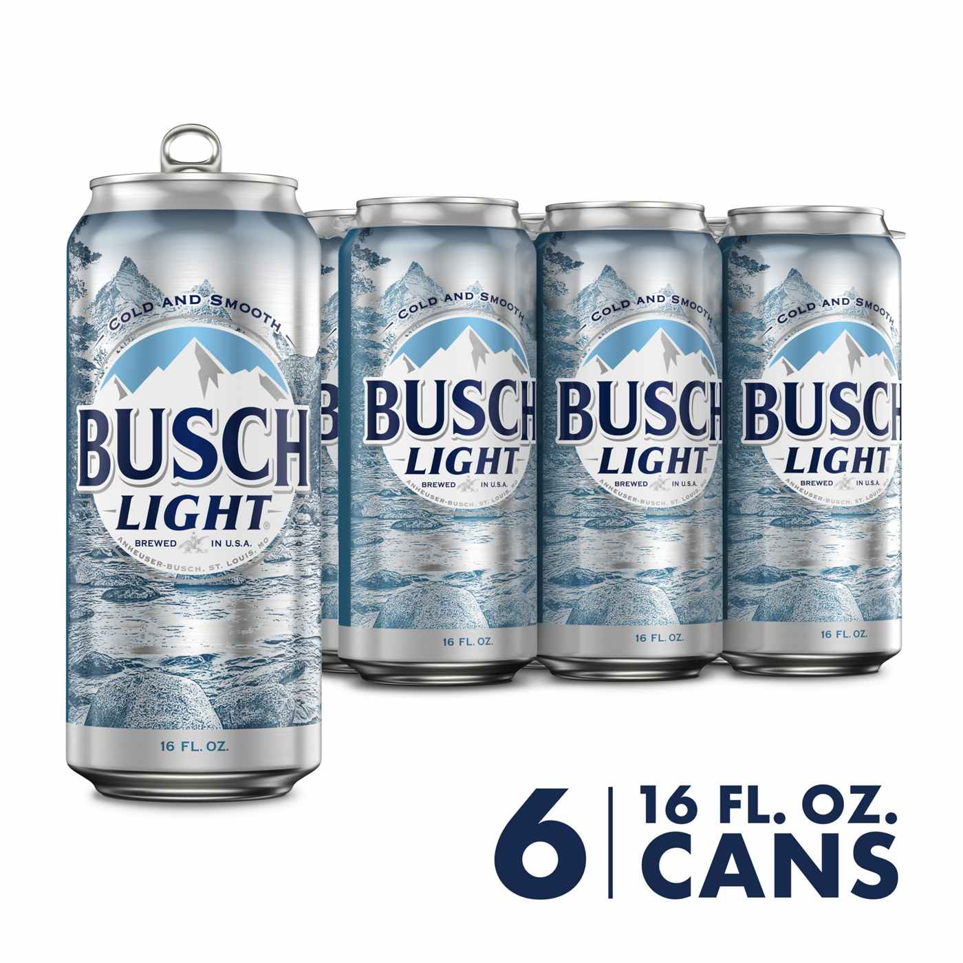 Busch Light American Lager Beer, 6 pack; image 3 of 8