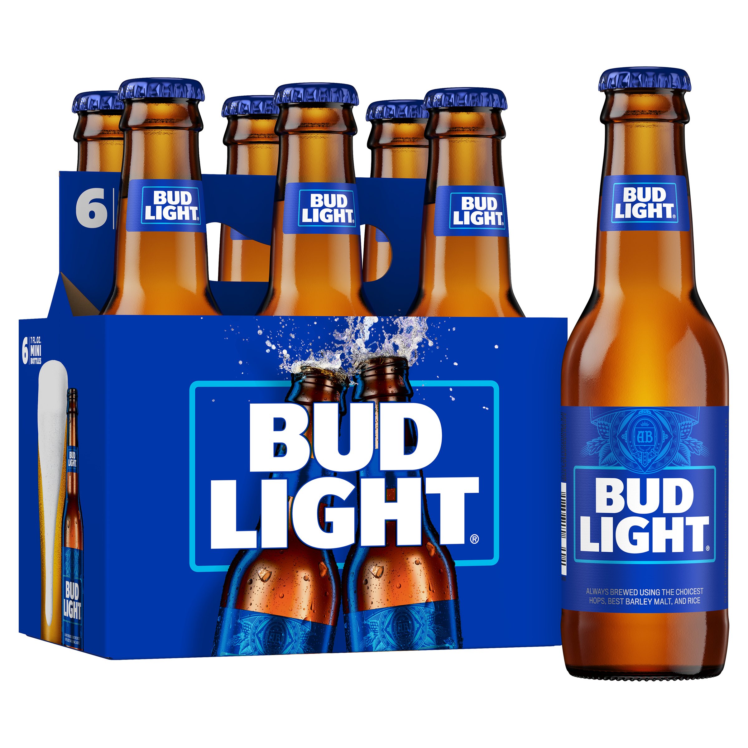 Bud Light Beer 7 oz Bottles - Shop Beer at H-E-B