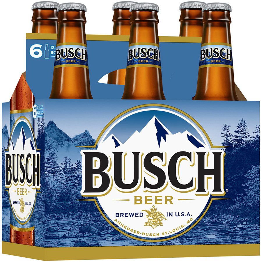 Busch Beer 12 oz Bottles - Shop Beer & Wine at