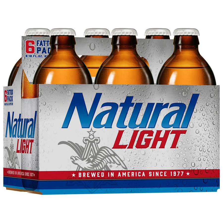 Natural Light Beer 12 Oz Longneck Bottles Shop Beer At H E B