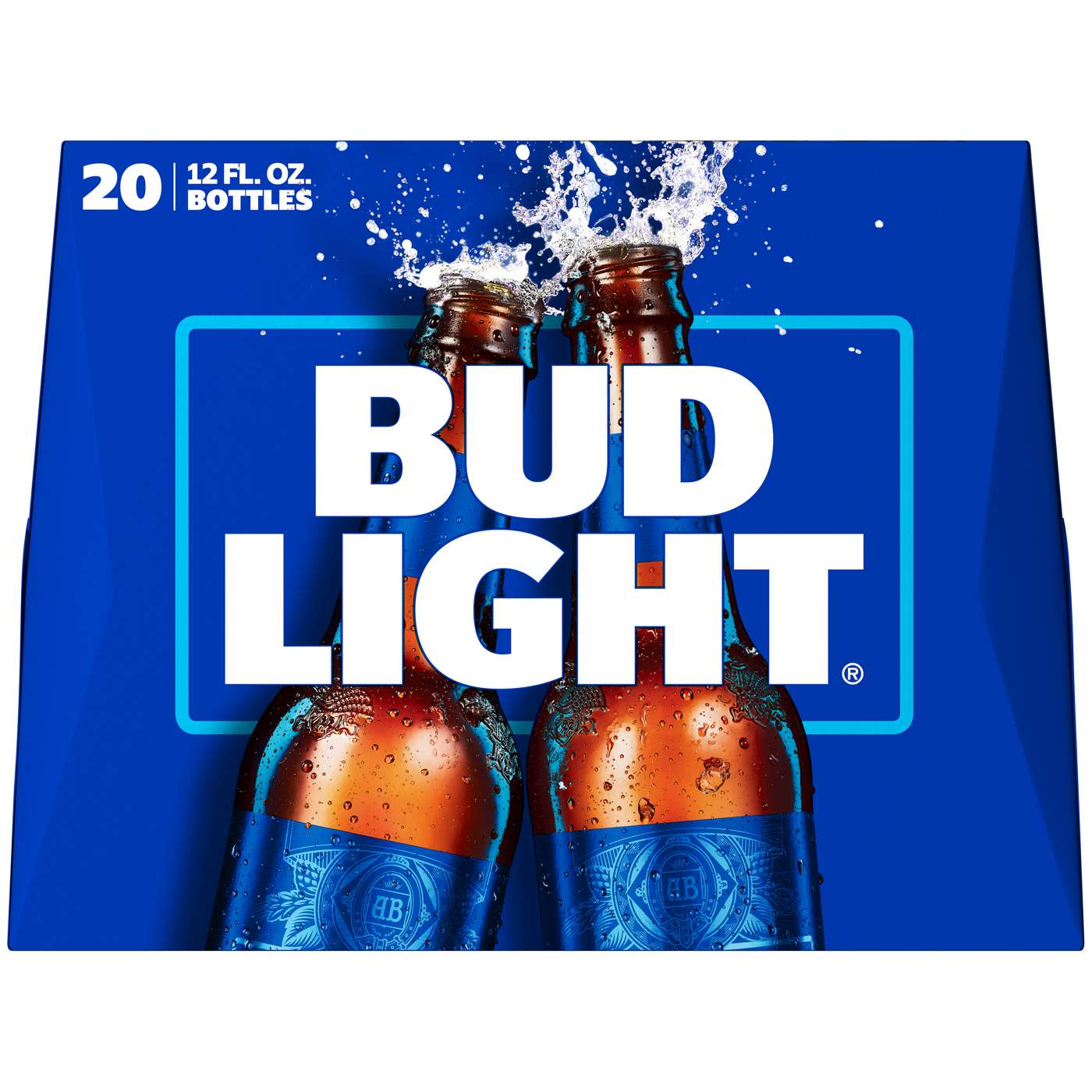 Bud Light Beer 20 pk Bottles; image 2 of 2