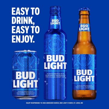 Bud Light American Lager Beer Cans, 18 pack, 12 oz