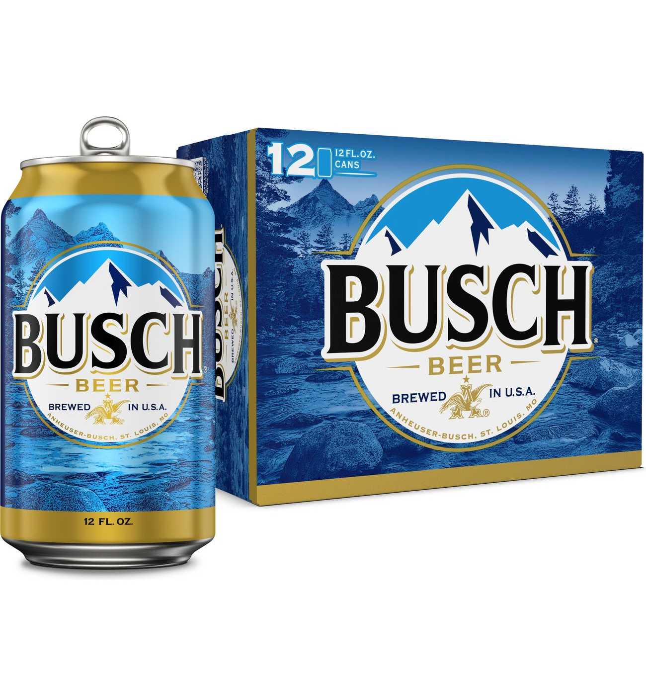 Busch Beer 12 pk Cans; image 1 of 8