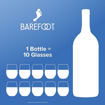 Barefoot Merlot California Red Wine, 1.5 L