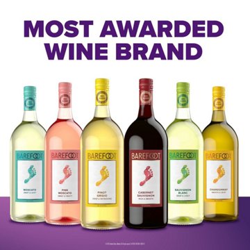 Barefoot Merlot California Red Wine, 1.5 L