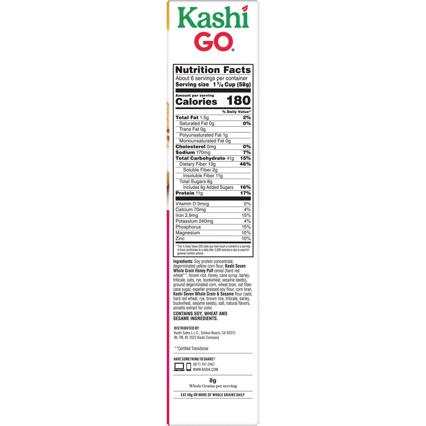 Kashi GO Original Breakfast Cereal; image 10 of 11