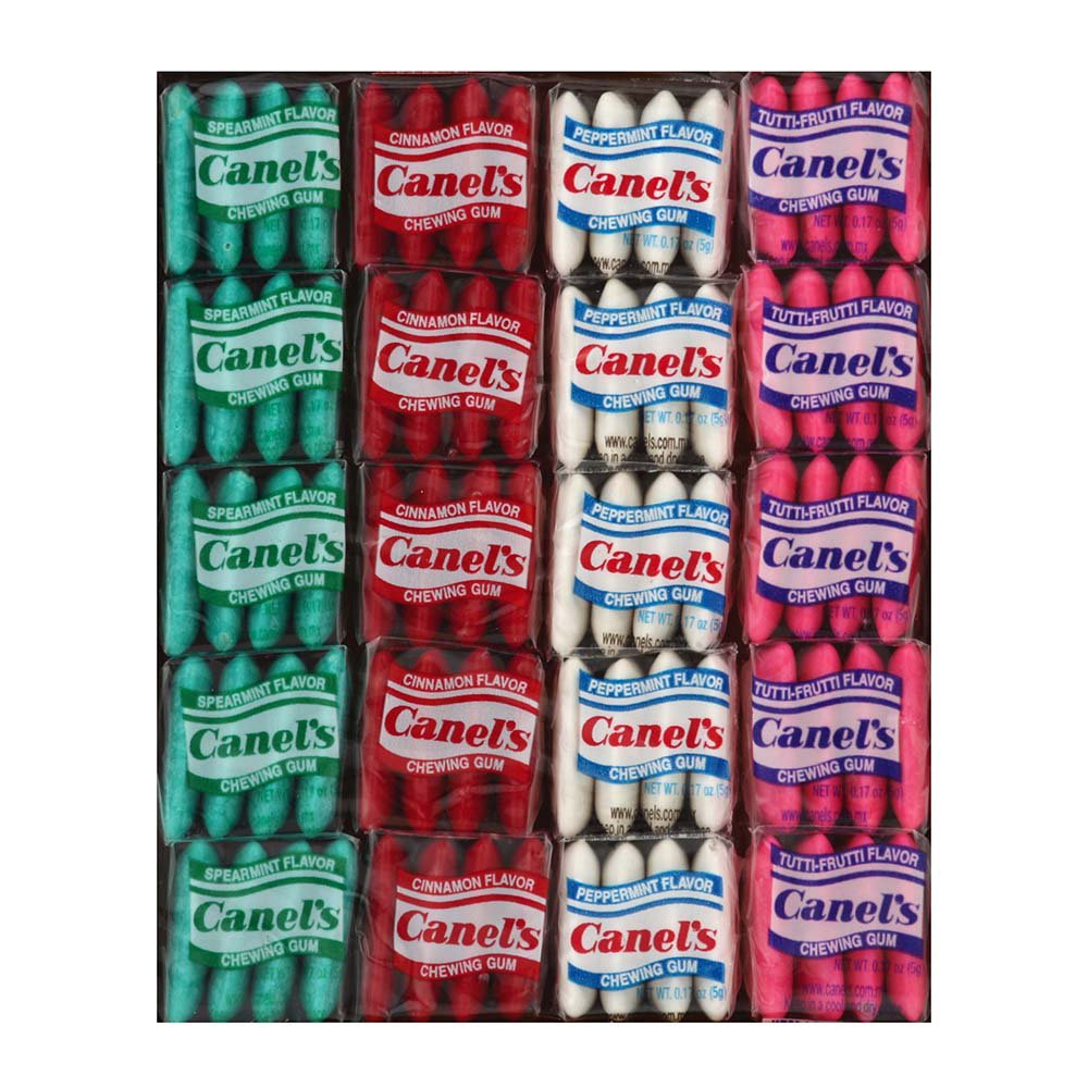 ガム Canel's Original Assorted Flavors Chewing Gum, 20 pk | Joe V's