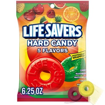 Life Savers 5 Flavors Hard Candy Individually Wrapped