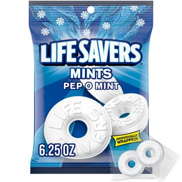 Life Savers Pep O Mint Breath Mints, 6.25 oz