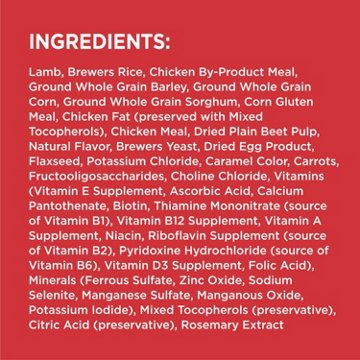 IAMS Proactive Health Minichunks Dry Dog Food - Real Lamb & Rice