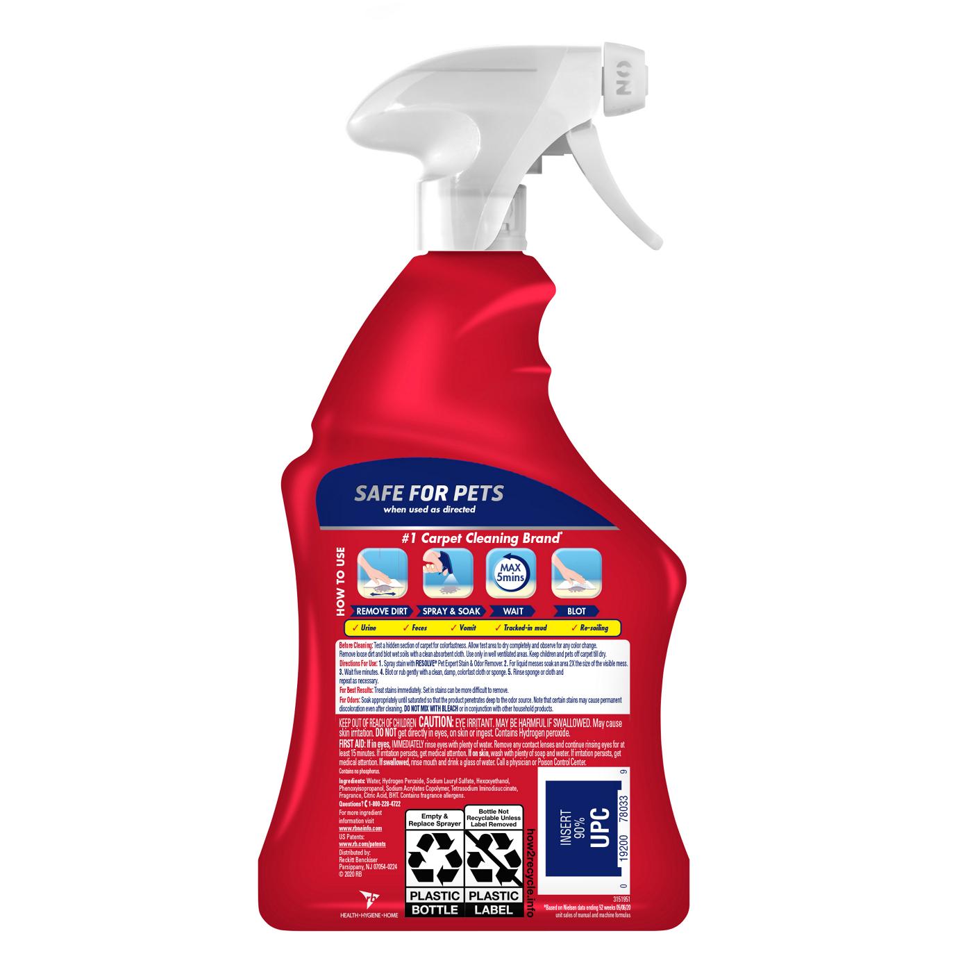 Resolve Pet Expert Carpet & Upholstery Stain Remover - Shop Carpet