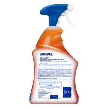 Lysol Kitchen Pro All Purpose Cleaner Spray, Multi Purpose Disinfecting Spray, Lemon, 22 oz