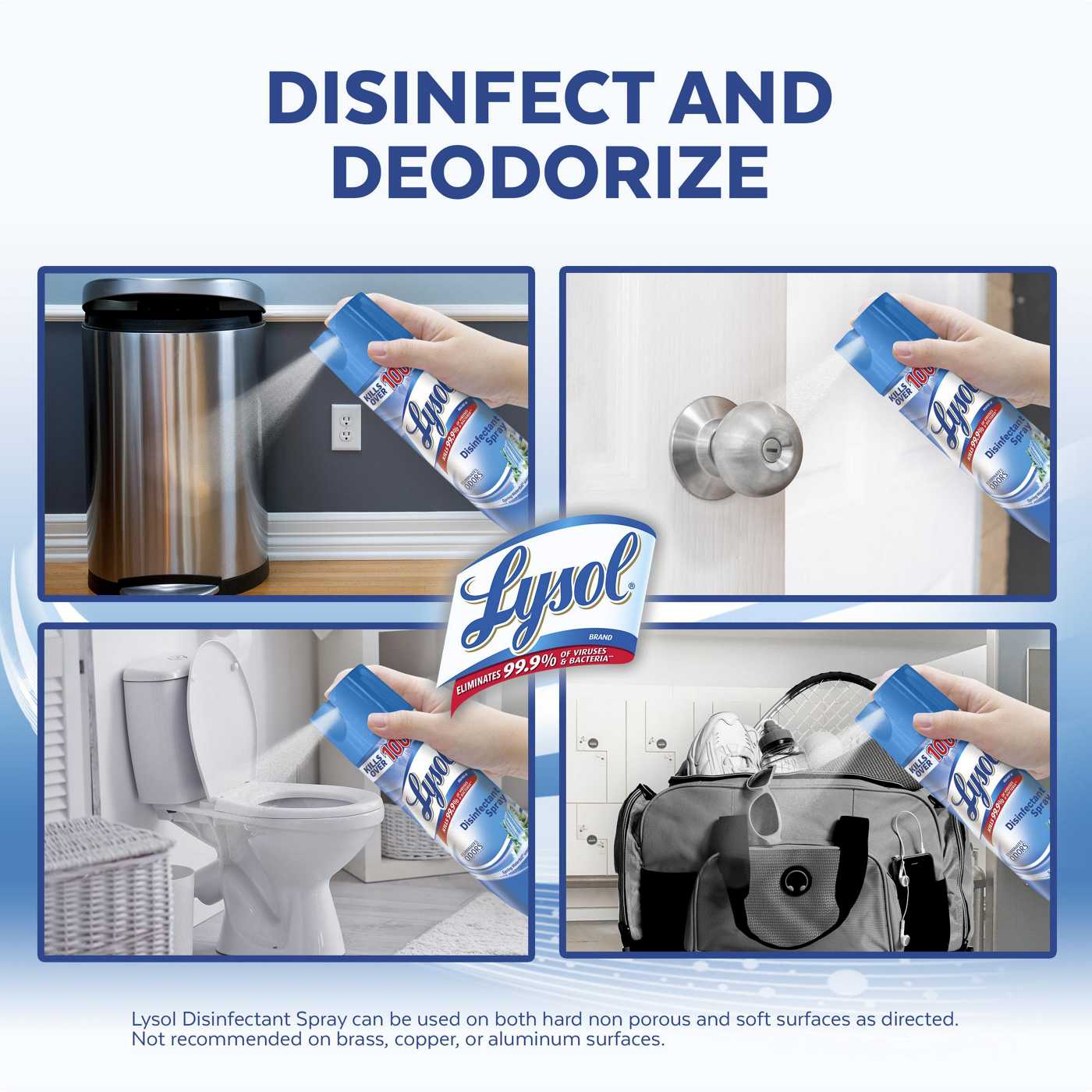 Lysol Disinfectant Sanitizing Antibacterial Spray - Spring Waterfall; image 6 of 6