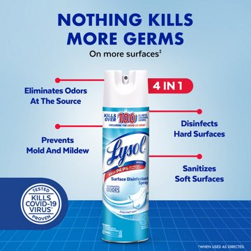 Lysol Disinfectant Spray - Crisp Linen, 12.5 oz